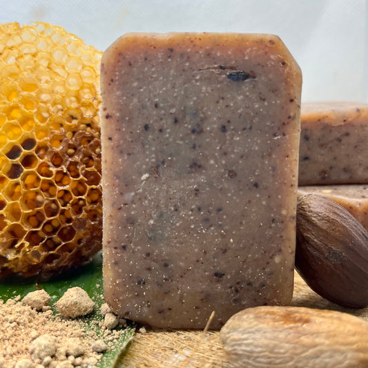 Nutmeg honey soap