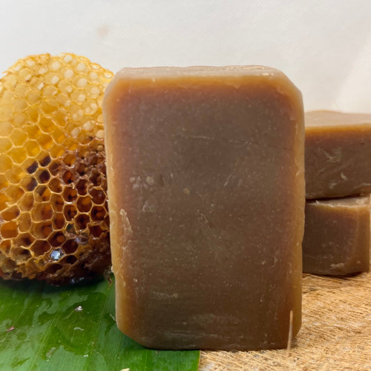 Pine tar honey soap