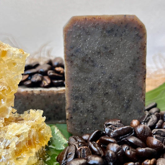 Honey soap coffee