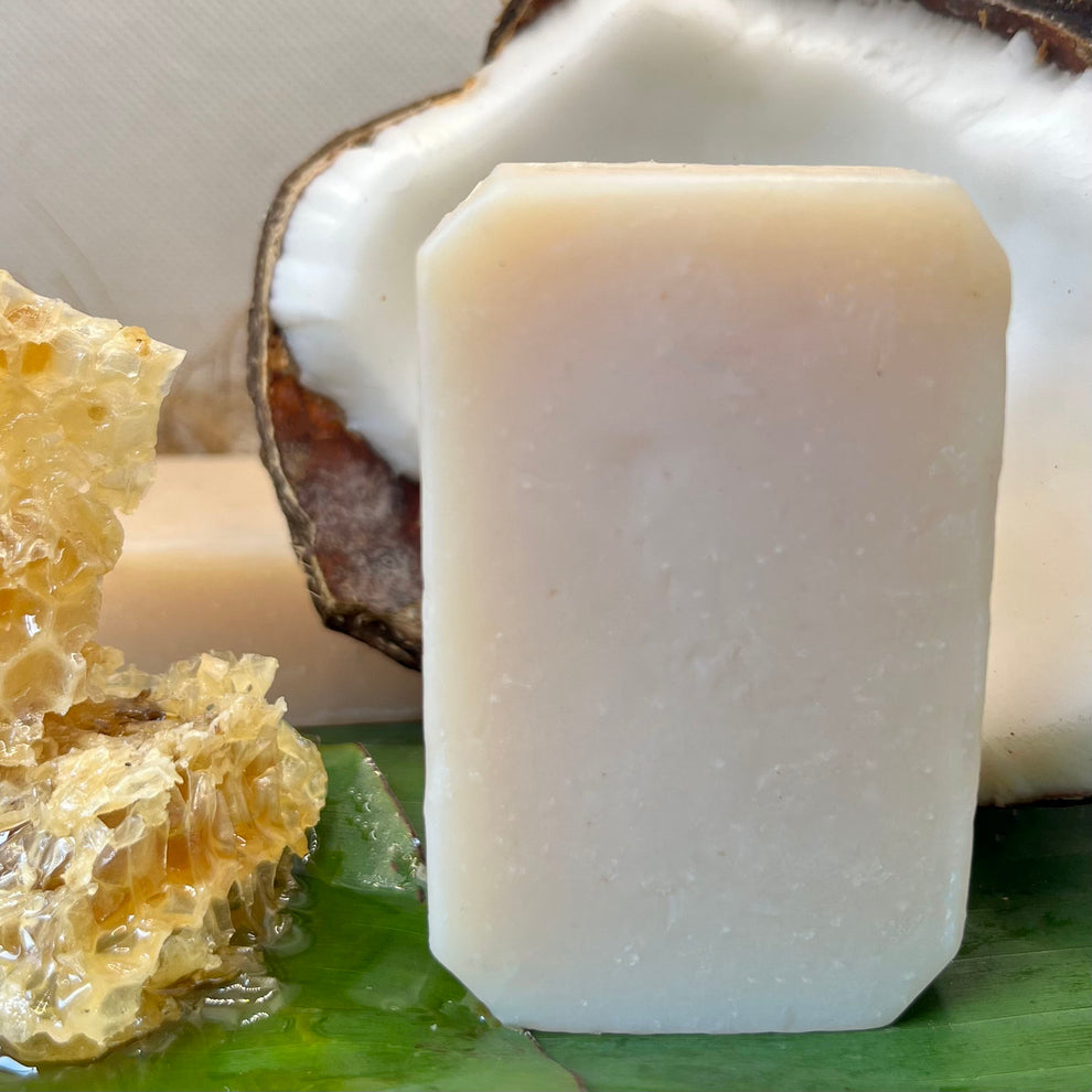 Coconut milk soap bar