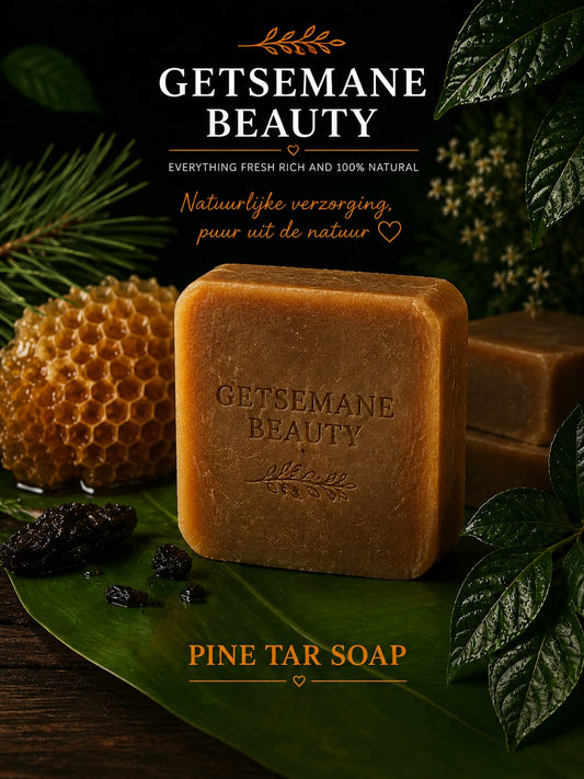 Pine tar honey soap