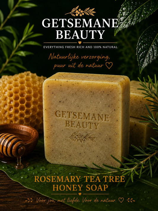 Rosemary tea tree honey soap